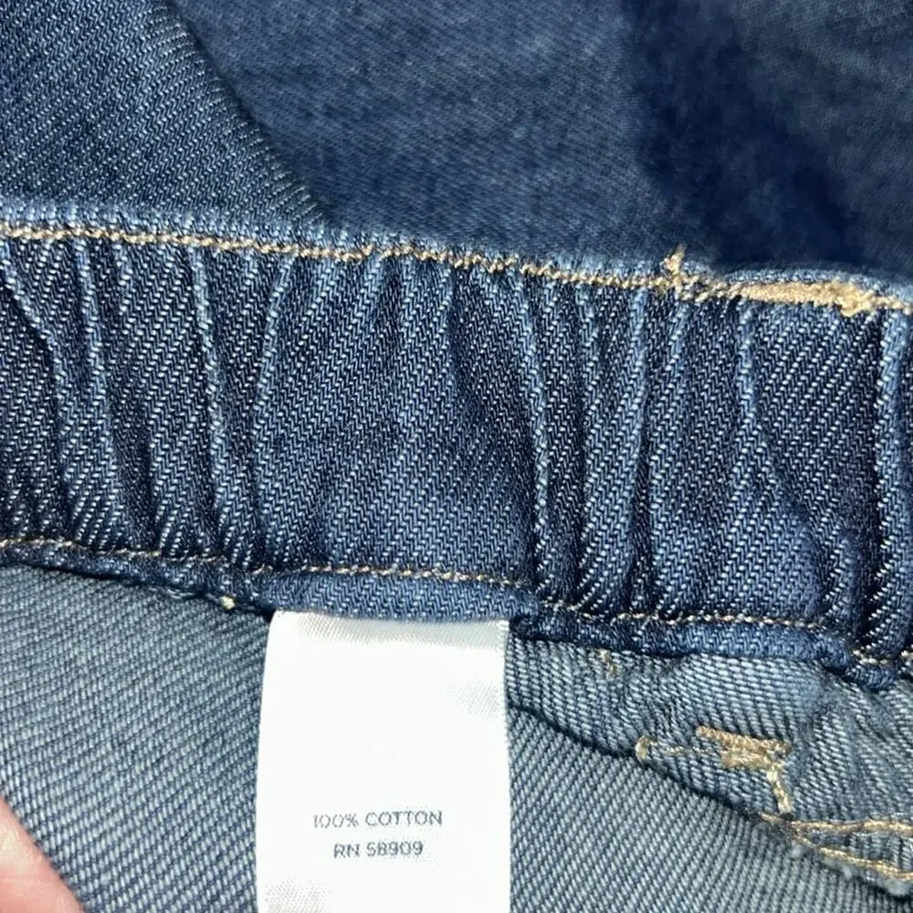 Westbound Dark Blue Relaxed Wide leg Frayed Hem Jeans Size 20W - Picture 9 of 11